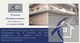 Rif. 59/20 Lentini - Via Filisto 1